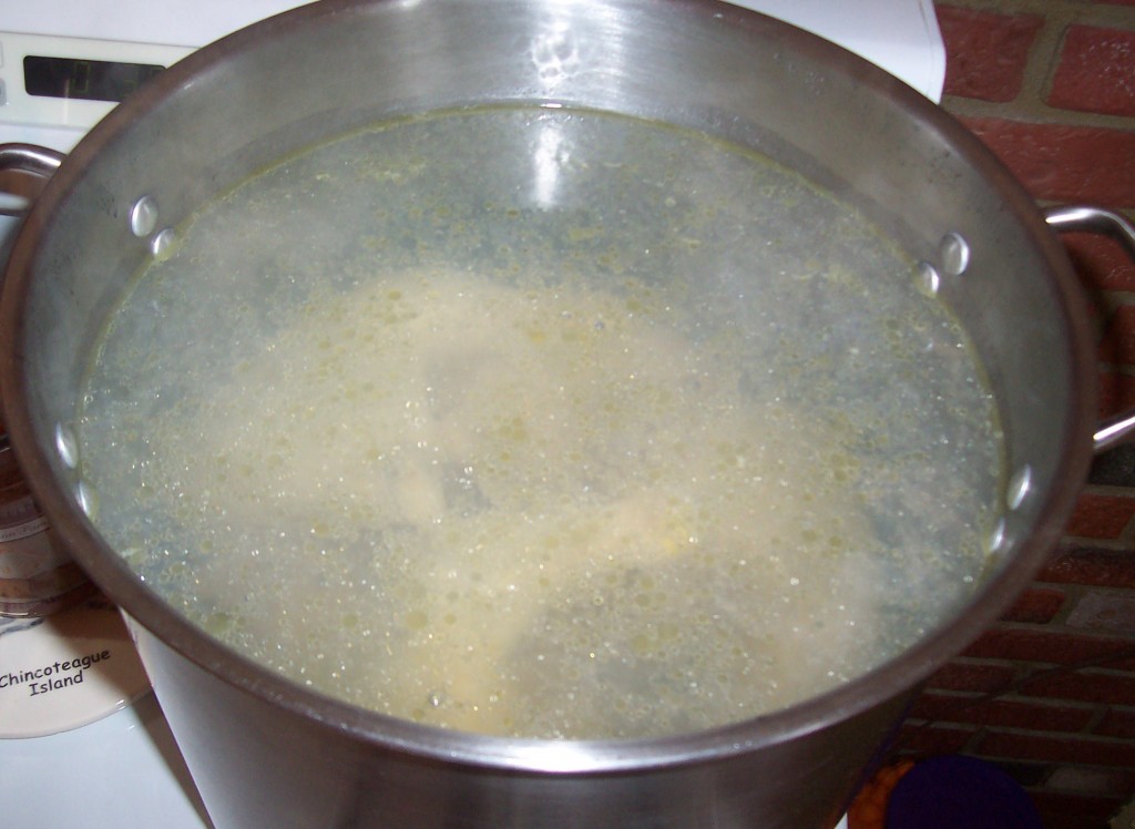 boiling chicken before bbq 